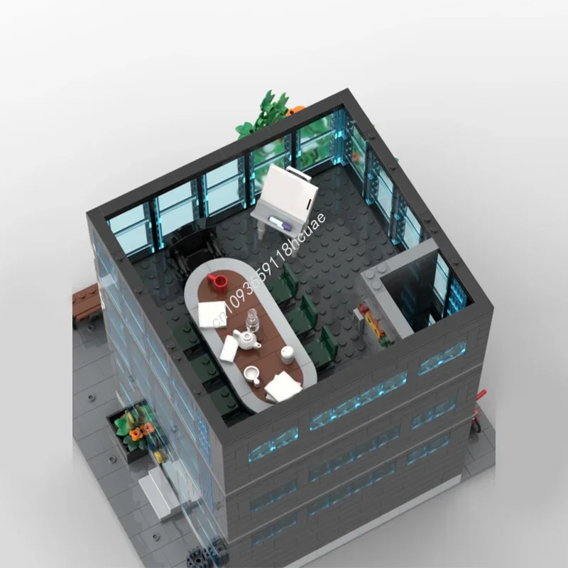 3700pcs MOC Downtown Skyscraper nan Building Blocks Christmas Gift Design thinking toys Holiday Themed Limited Edition Engineer