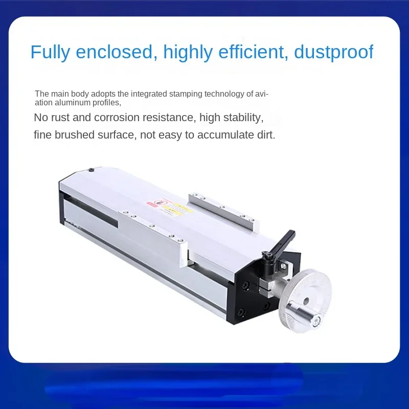 

90 Wide Sliding Table Module Enclosed Double Linear Guide Four Slider Ball Screw