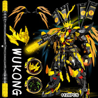 King of the Machine Black Sun Wukong myth Journey to the West Great Sage machine assembly building blocks boy toys birthday gift