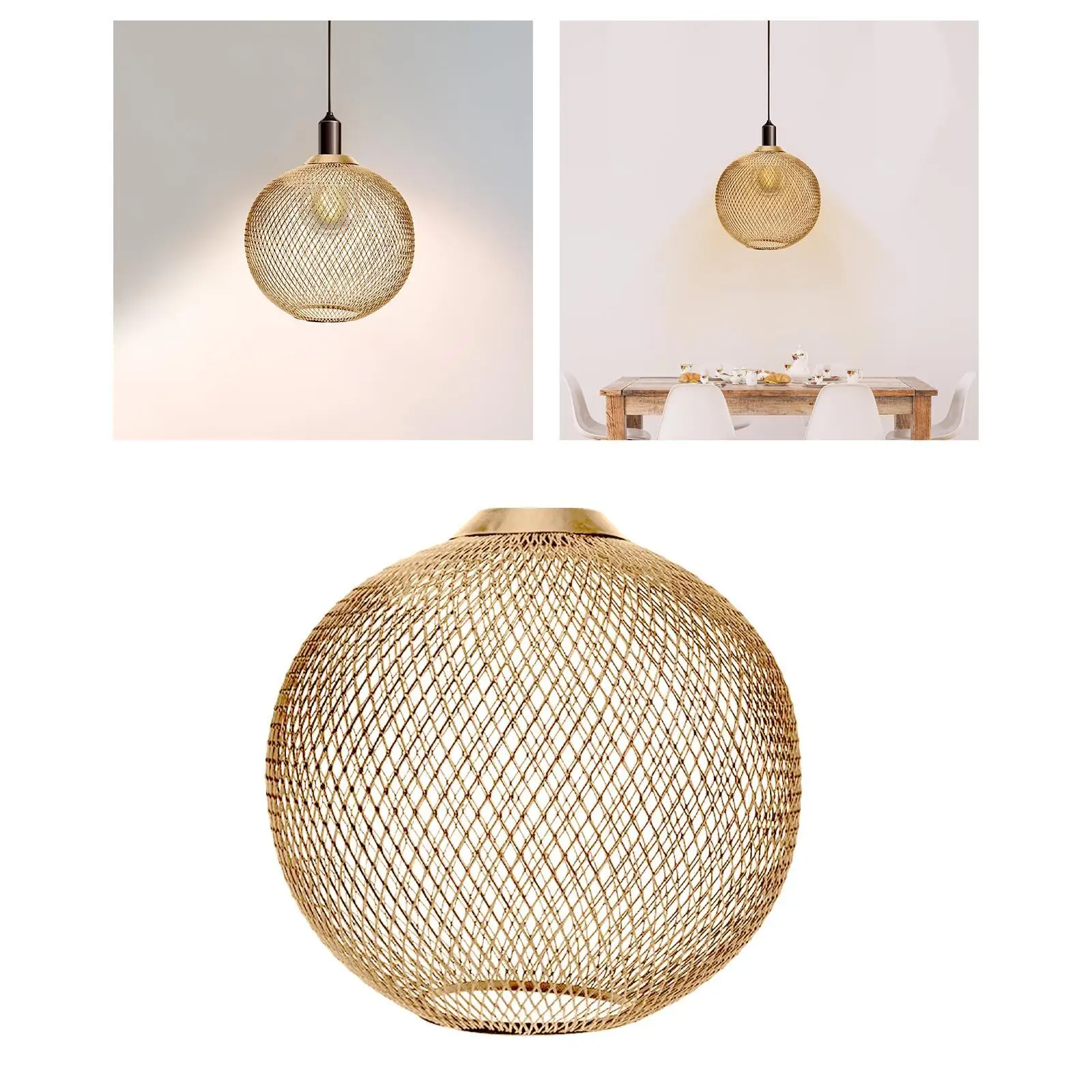 Impact-resistant Pendant Lamp With Non-deformable Structure Pendant Lights Metal Lamp Shade