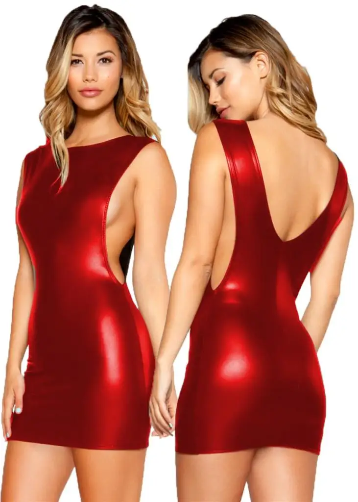 Low-cut Mini Vestito