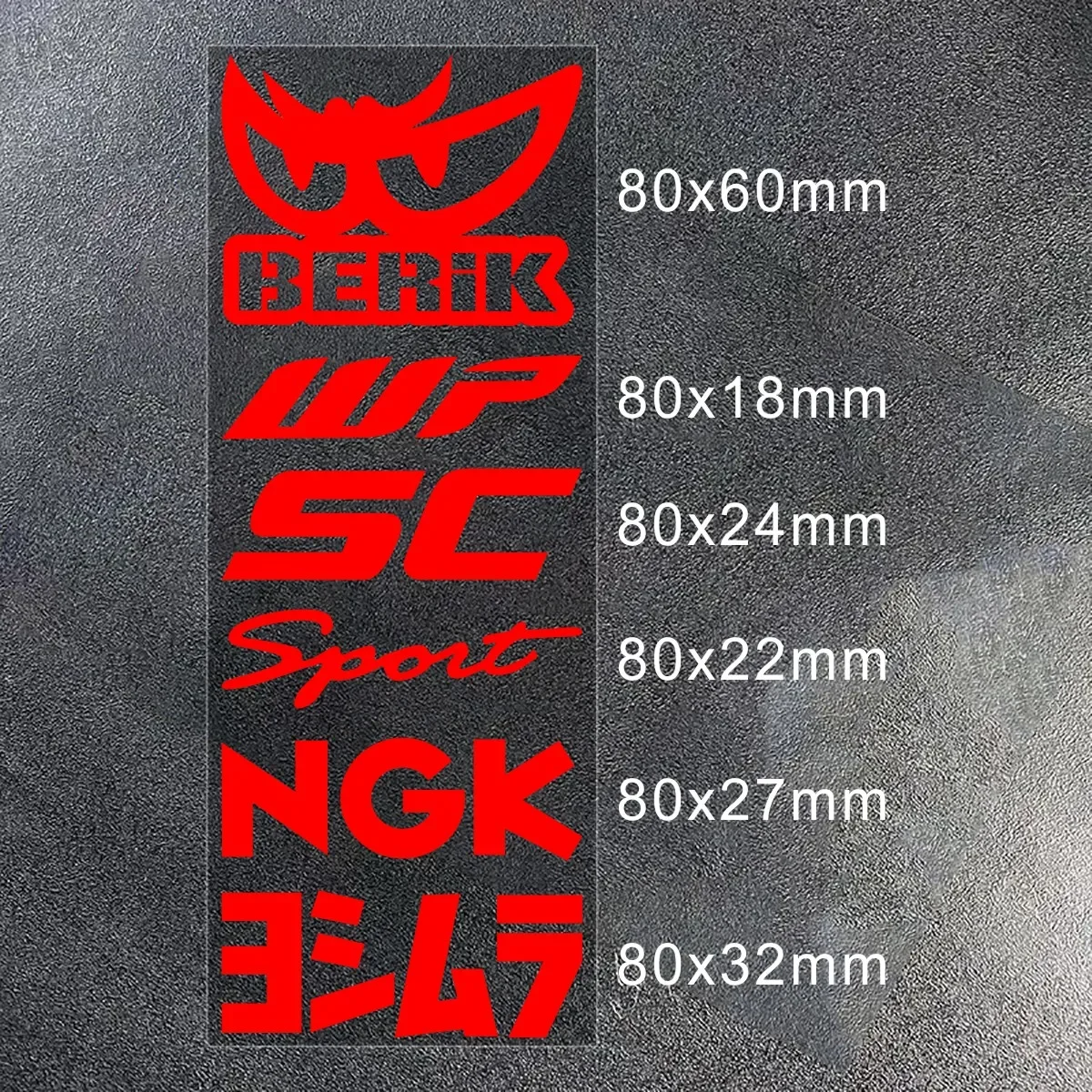 Racing-Sponsor Wasserdichter Vinyl-Motorrad-Aufkleber für Motorradkarosserie, Kraftstofftank, Kotflügel, Helm, Universelle Fahrzeugdekoration – Detail 3