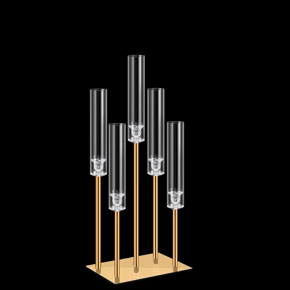 10 Stück Tischdekorationen, Metall-Kerzenhalter, Hochzeitsdekorationen – Detail 3