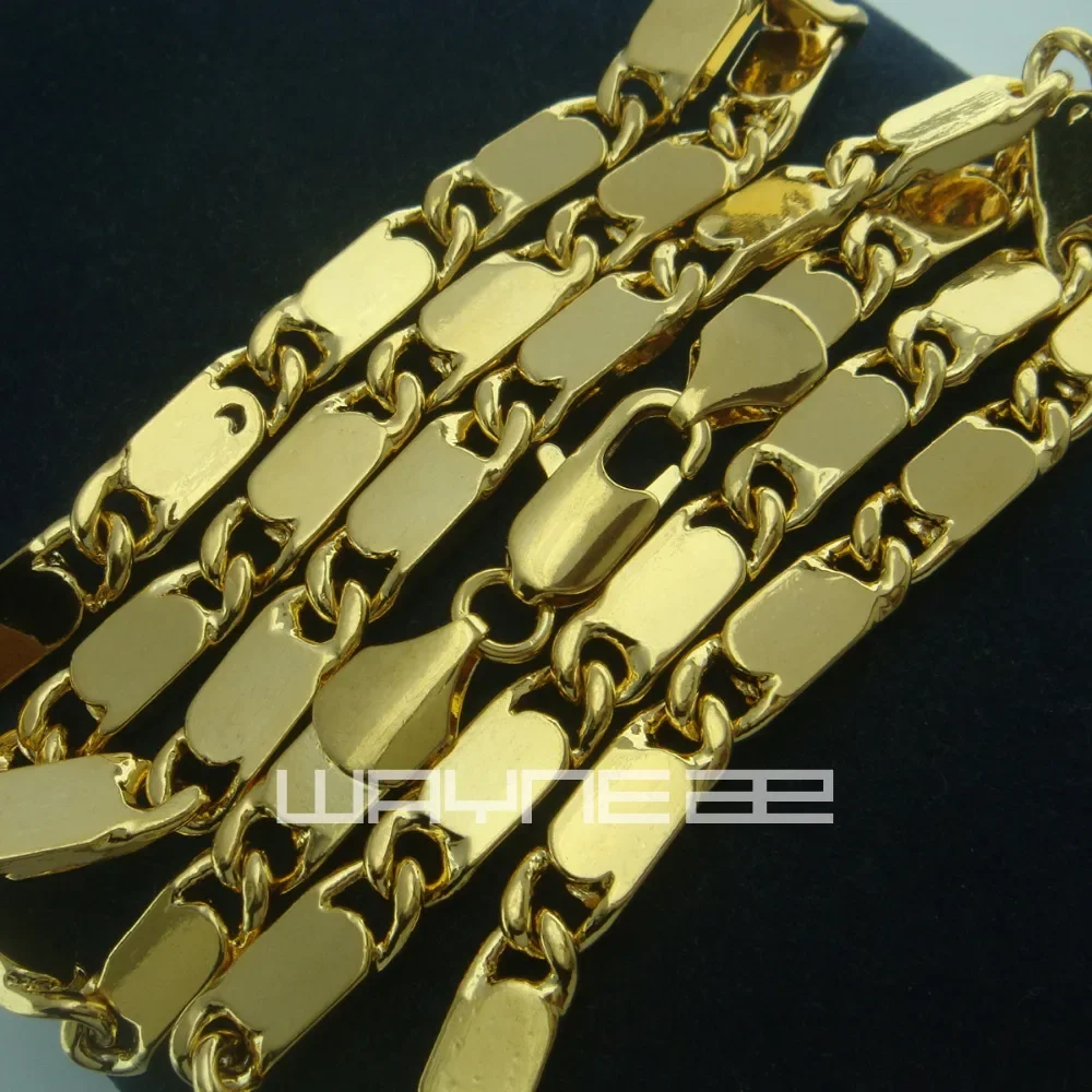 Gold color men  chains necklaces N233