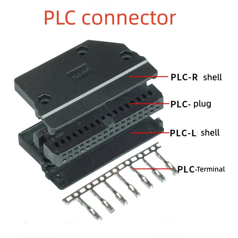 5 Sets PLC-20 Steckverbinder PLC-10P 20P 26P 34P 40P 50P Hornstecker MIL-Stecker – Detail 1