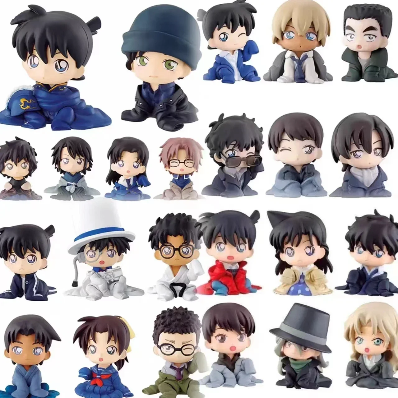 Oryginalne detektyw Conan zabawki Gashapon Kuroba Kaito Furuya Rei Akai Shuichi Matsuda Jinpei zabawki Ornament postać