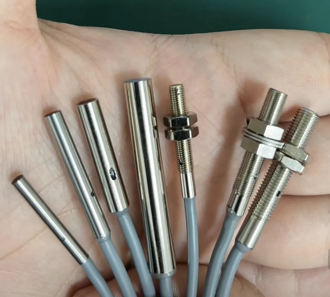 5PCS M4 M5 M6 Inductive Proximity Switch Sensor 3 Wire DC10-30V 500HZ 100mA Detecting Distance 1mm NPN/PNP