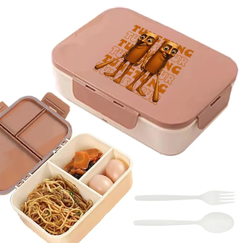 อิตาเลี่ยน Brainrot Bento กล่องอาหารกลางวันรูปการ์ตูนพิมพ์อาหารเด็กโรงเรียนภาชนะเก็บอาหารเด็กของขวัญวันเกิด