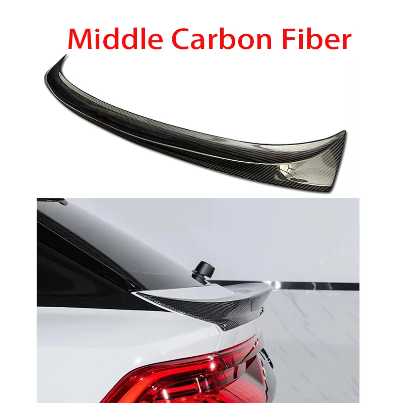 Voor Audi Q8 Sq8 2018 2019 2020 2021 2022 2023 Hoogwaardige Koolstofvezel Auto Achtervleugel Kofferbak Lip Dak Spoiler
