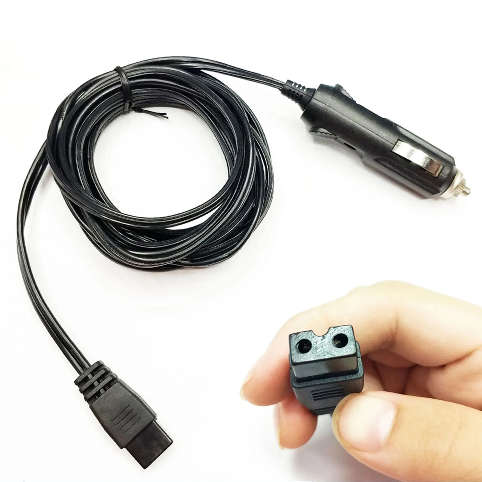 Car Refrigerator Power Cord Cable Plug Van Cooler and Heater 12V Power Cord Suitable for PCar Fridge Freezer