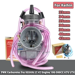 PWK-Carburateur pour EllIHIN, 33mm, 34mm, 35mm, 36mm, 38mm, 40mm, 42mm, Moteur 2T, 4T, 500cc, D343, Pit Bike, Motocross, Moto, Scooter, RL, Façades, UTV