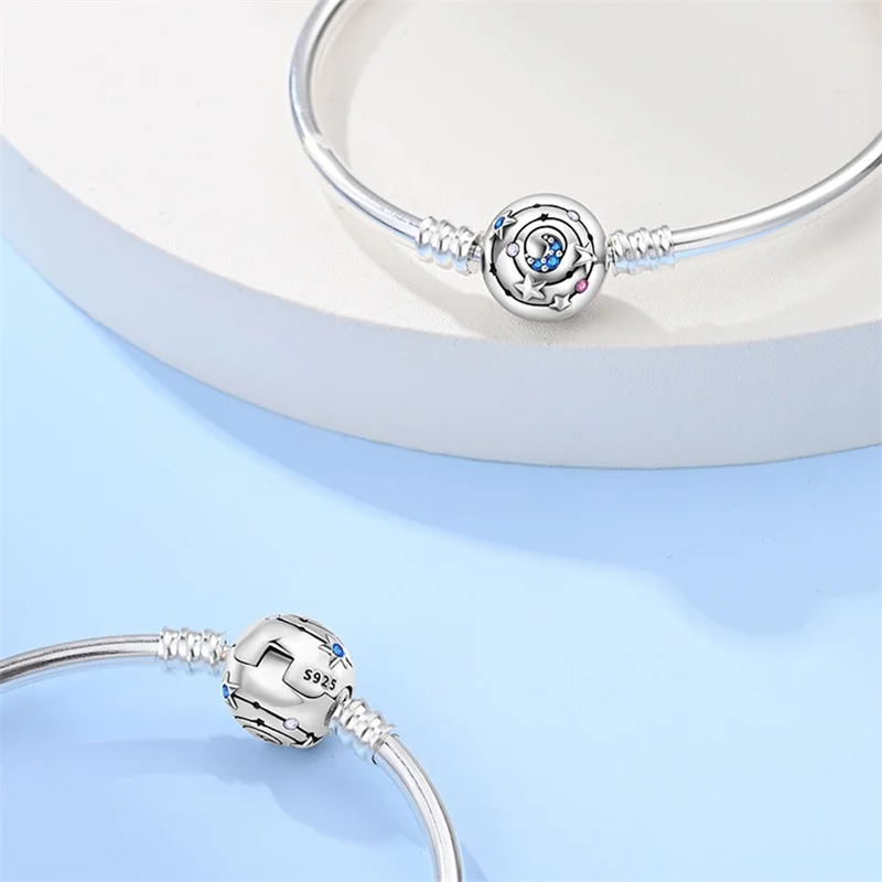 

2026 New 925 Sterling Silver Starry Trajectory Bracelet For Women Fashion Birthday Jewelry Gift