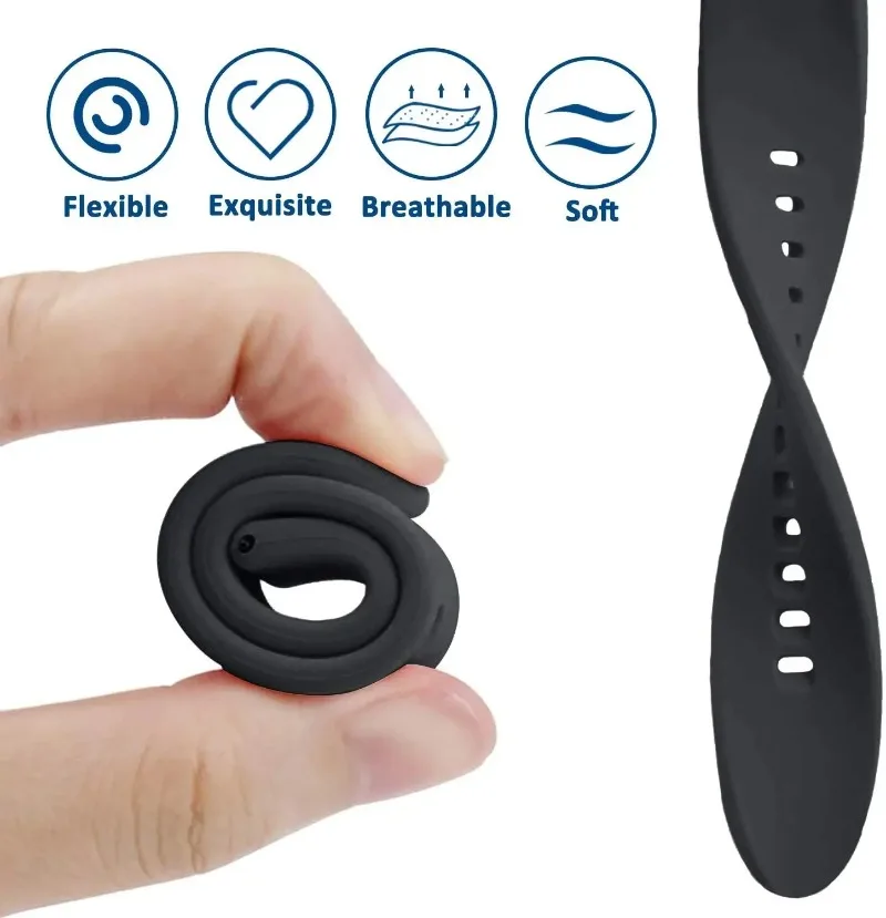 18/20/22mm Silicone Strap for Xiaomi Watch 5/S5 S4 S3 Breathable Wristband for Oneplus Watch Lite/3 4 Amazfit Balance 3 Bip Max