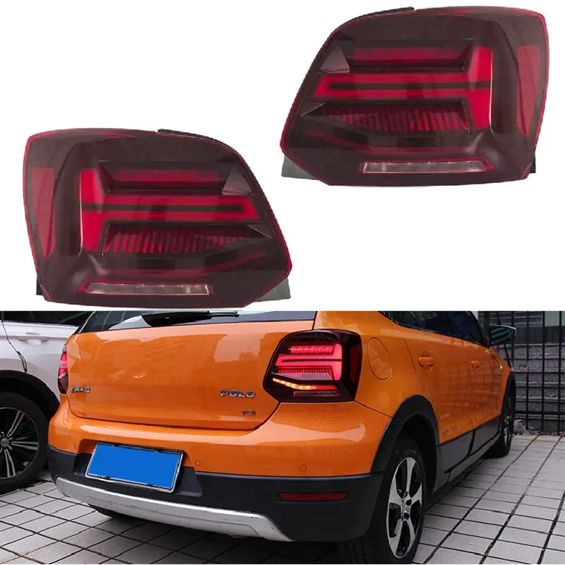 2010 Vw Polo Rear Lights Fit For VW Polo 2011 2012 2013 2014 2015 2016 2017 Tail Lamps With Turn Signal Brake Revser Lights