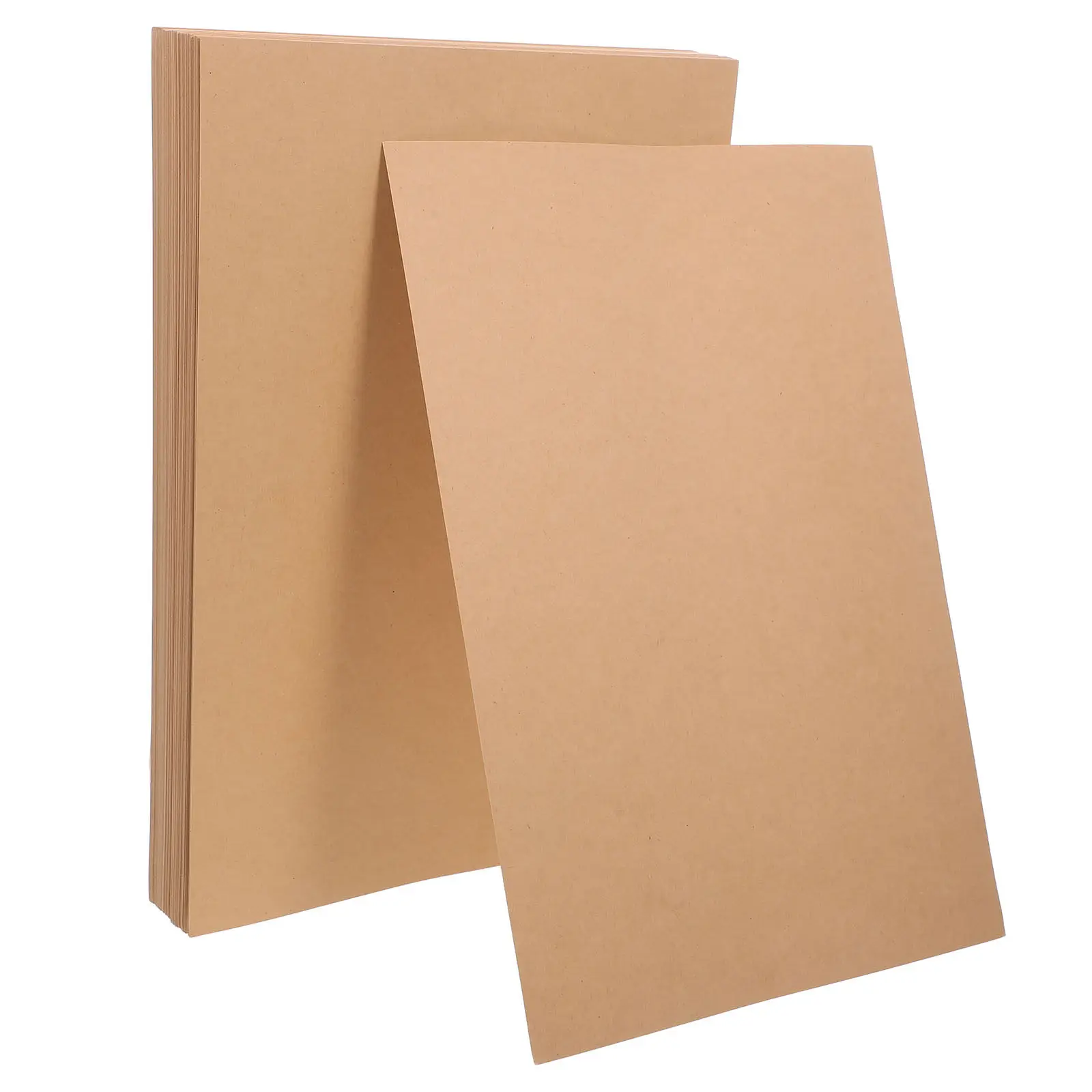 100 Sheets Dark Brown Kraft Cardstock Paper 180G Heavy Duty Blank Note Cards Unlined Index Cards for Card Making Painting