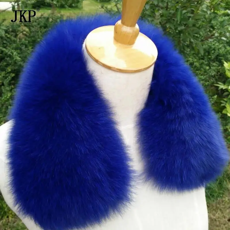 Women Real Fox Fur Collar for Coat Fashion Warm Genuine Fox Fur Winter Scarf