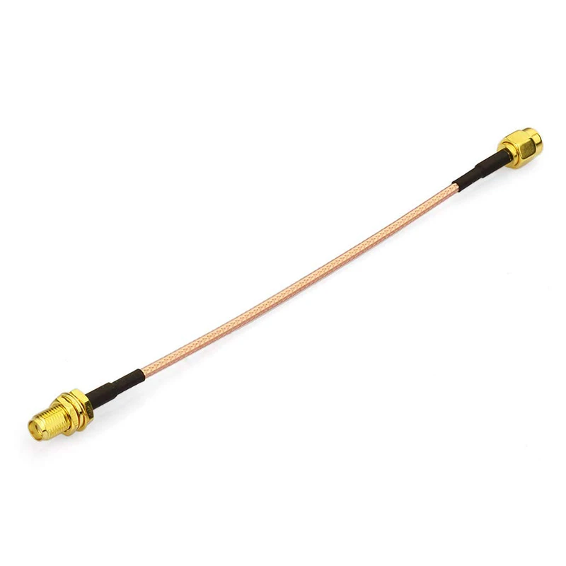 50 Uds. Cable de extensión de antena Coaxial RG316 macho de montaje de mamparo hembra 6 pulgadas 15cm 2 paquetes 50 Ohm Impedancia Compatible 4G LTE