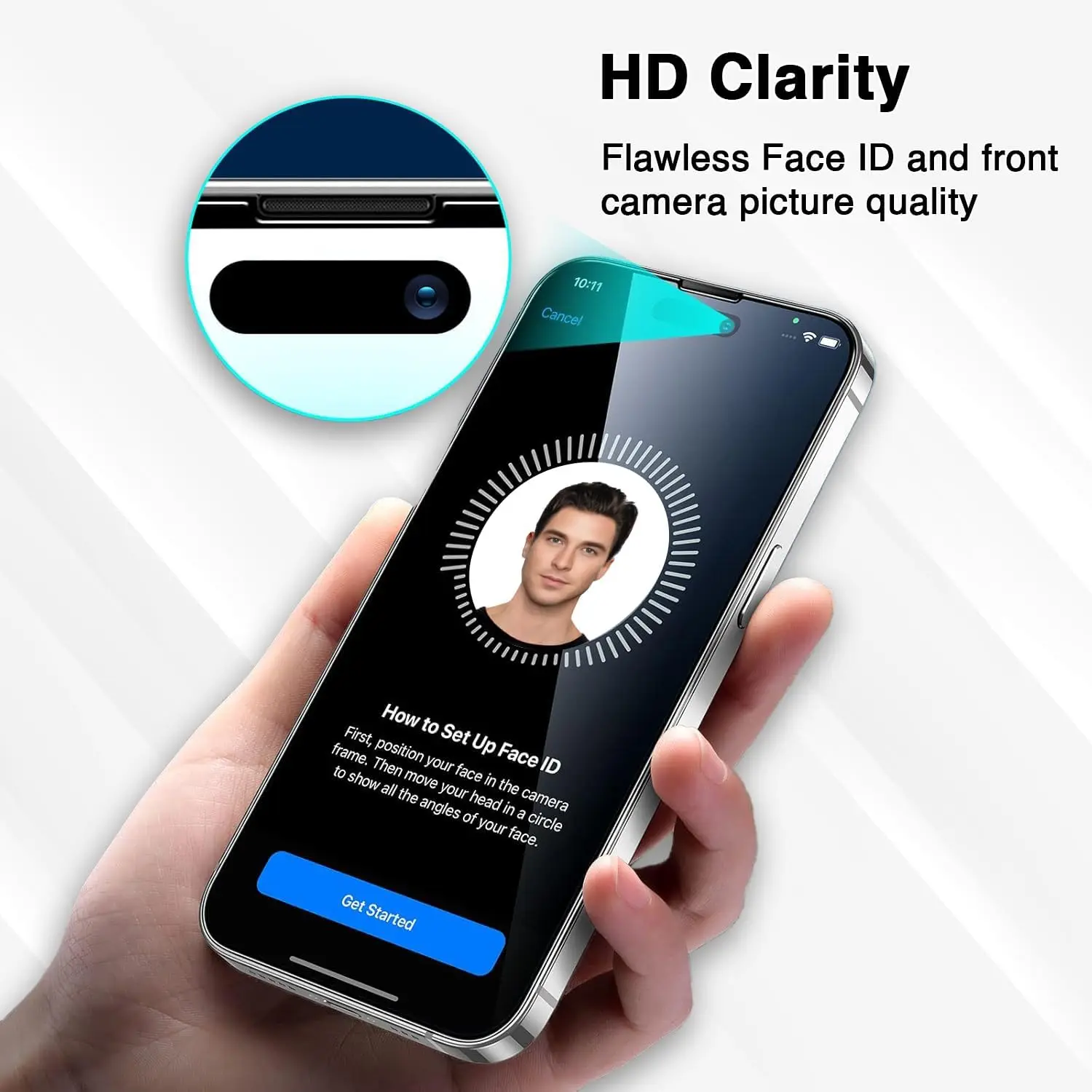 2Pcs Tempered Glass For iPhone 14 15 16 Plus 13 12 11 Pro Max Mini XS Max X XR Screen Protector Dust Free Lnstallation With Easy image 5