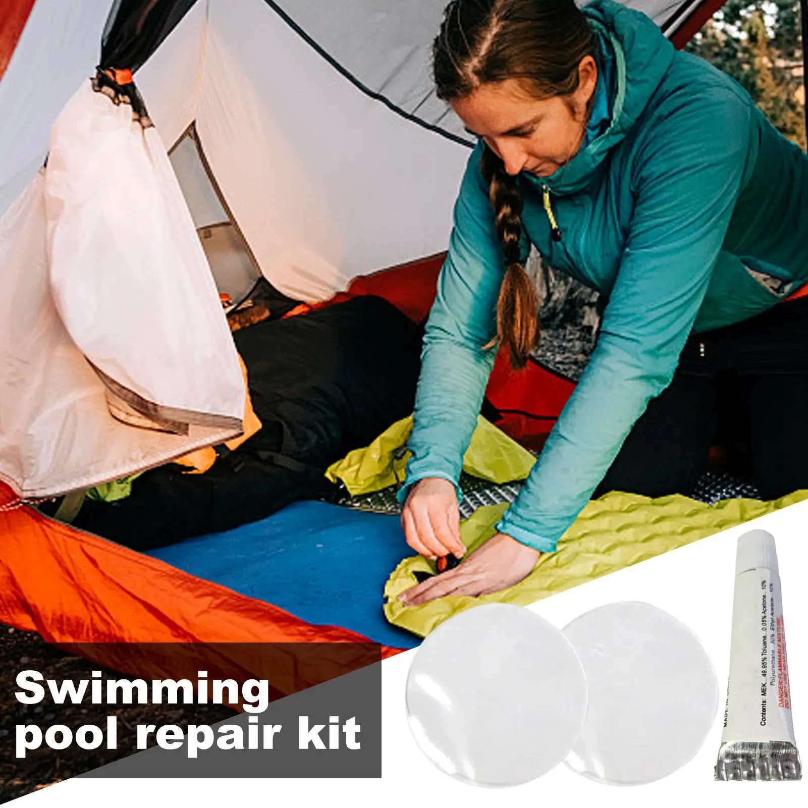Pond Mend Glue Pvc Glue Waterproof Strong Bonding Liquid Mend for Inflatable Ponds Air Mattresses Waterbeds Inflatable Chairs