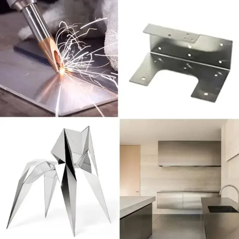 304 Stainles Steel Sheet Plate Polished Square Thickness 0.5mm 0.8mm 1mm 1.5mm 2mm 3mm