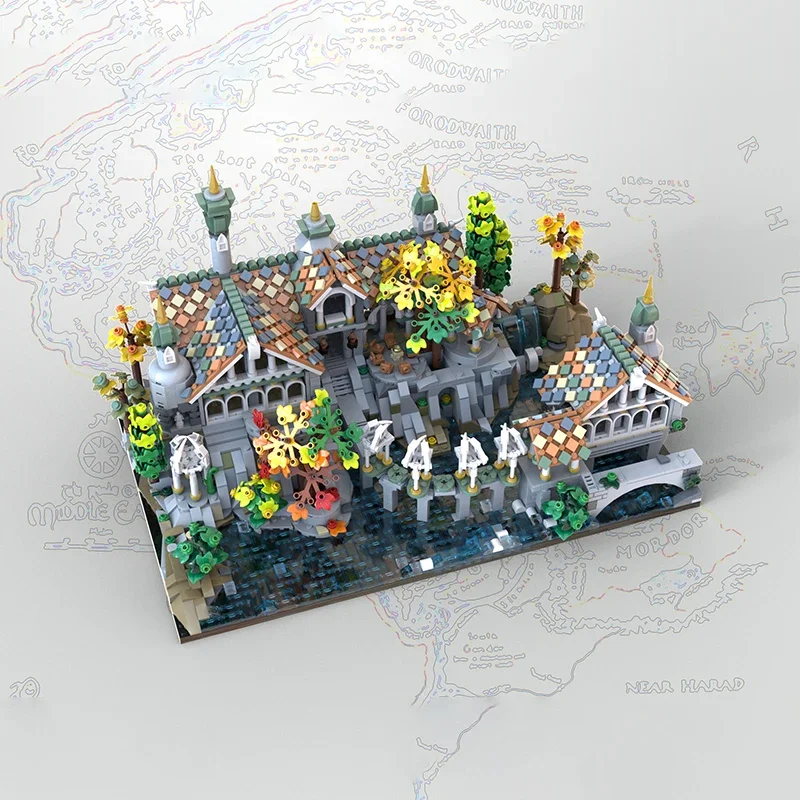 Popular Street View Model Moc Building Bricks Mini cabin Technology Modular Blocks Gifts Christmas Toys DIY Sets Assembly