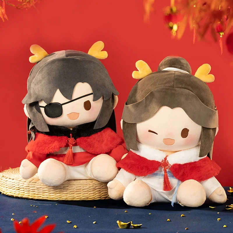 40cm Heaven Officials Blessing Plush Toy Xie Lian Hua Cheng Plushie Doll  Anime Figure Tian Guan Ci Fu Action Figure Decor Gifts