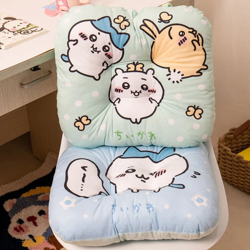 2024 New Kawaii Chikawas Cushion Japanese Anime Chikawa Bear Seat Cushion Backrest Dormitory Office Non-slip Chair Cushion