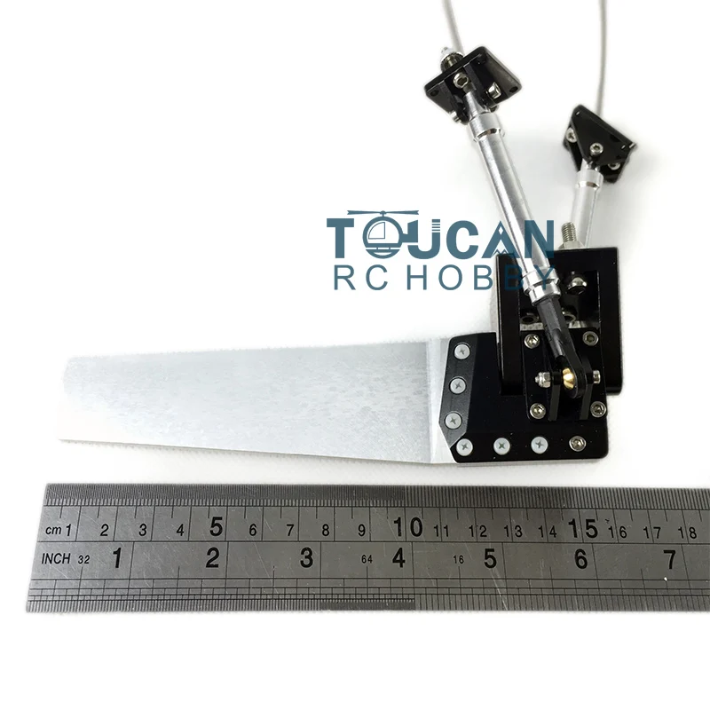 DTRC Toucanhobby DIY 155mm Rudder Assembly for Electric E51 Gasoline G30E Race RC Boats Spare Part