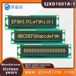 Module d'écran LCD bleu/vert IIC/I2C 16x1, Module d'affichage à grand caractères 1601, LCD1601A-1 V ou 1601 V DFSTN vert, 5.0 3.3