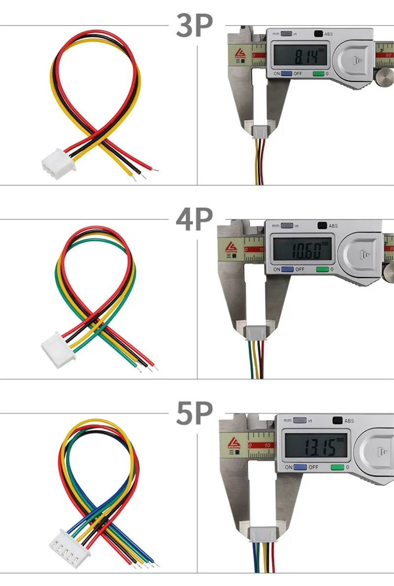 10PCS 1,0 1,25 1,5 2,0 2,54 SH/JST/ZH/PH/XH 1,0 MM 1,25 MM 1,5 MM 2,0 MM 2,54 MM 2PIN/3/4/5/6/7/10P Weibliche Stecker Stecker Mit Draht – Detail 27