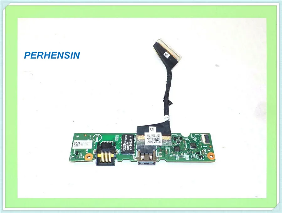 Genuine FOR Dell Vostro 5481 USB SD Lan Ethernet Board W Cable NIA01 0DT1MH DT1MH