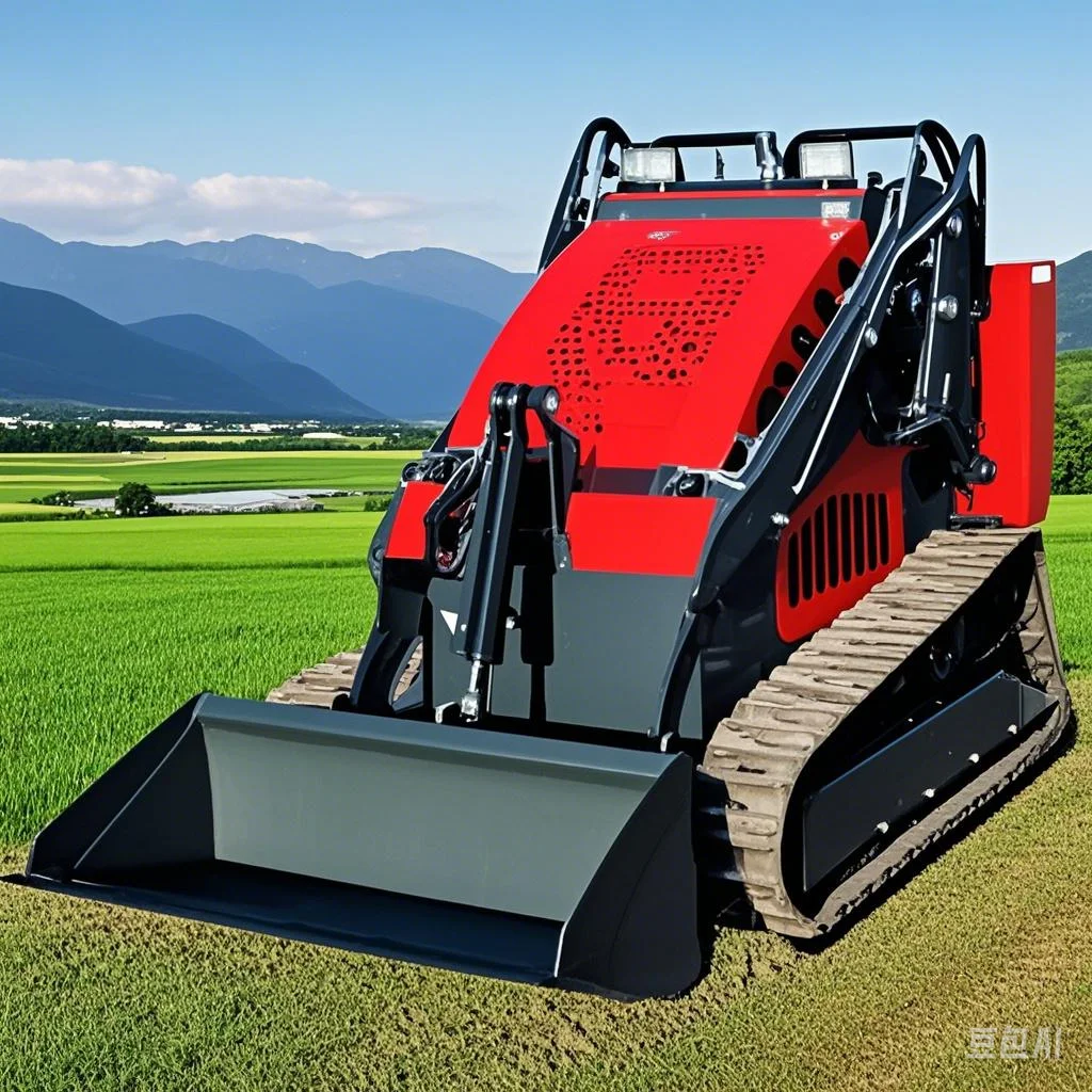 

Customized product with accessories, mini electric sliding steering loader, portable track and wheel loader, 1-year warranty