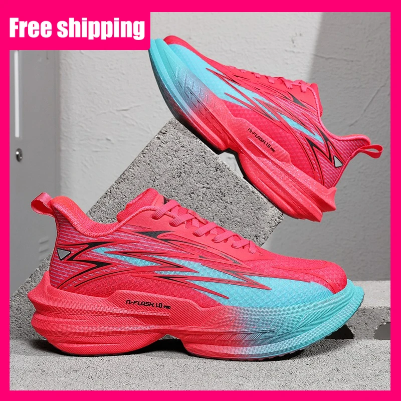 

Мужская спортивная обувь для занятий спортом на открытом воздухе, профессиональная амортизирующая обувь для бега, легкая противоскользящая молодежная обувь для фитнеса