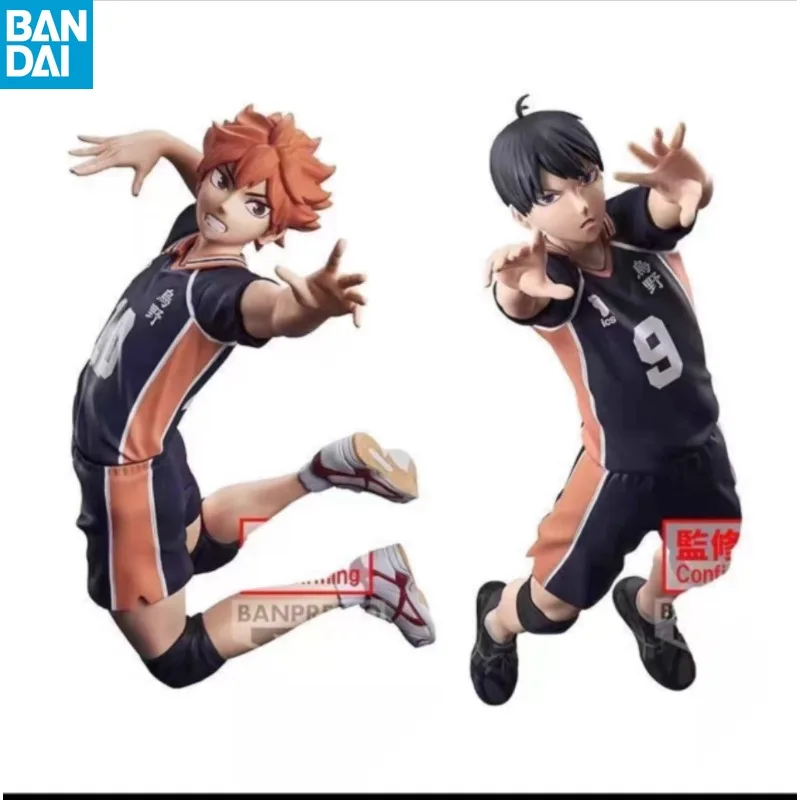 

Original Bandai Banpresto Haikyuu!! Hinata Shoyo Kageyama Tobio Figure Anime Collectible Model Toy Decoration Gift