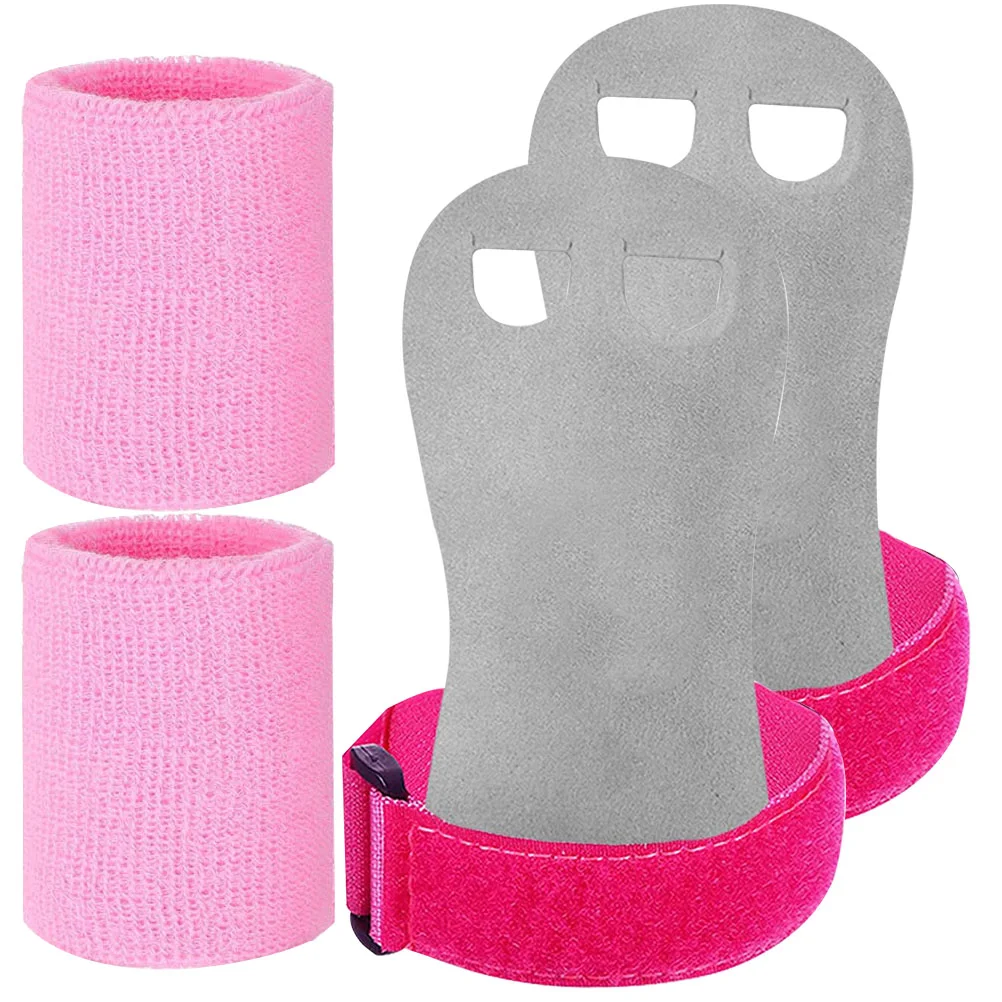 Palm Wrist Set Lifting Pads Grips Household Gymnastics Bar Protector Wristband Men Supplies