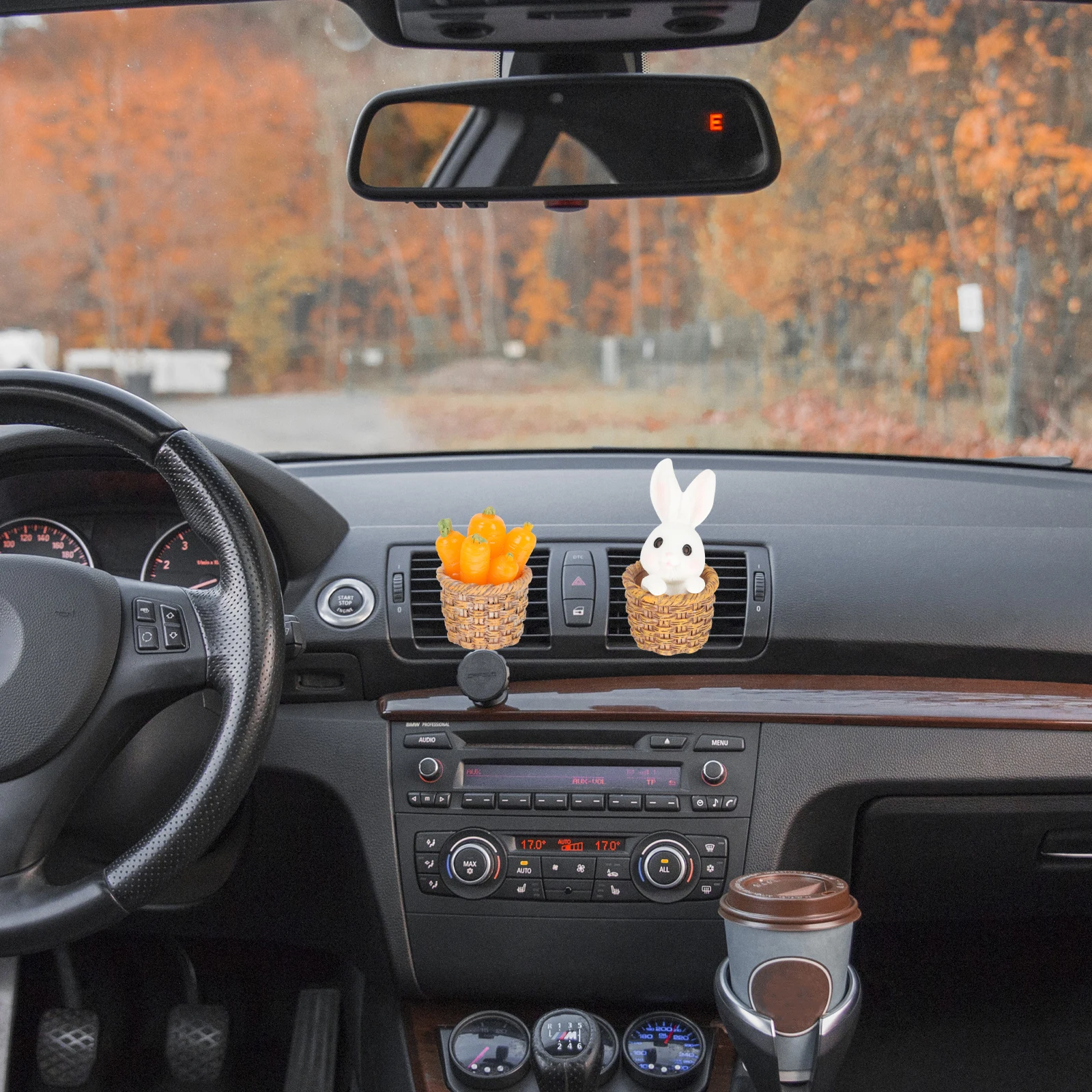 

3 Pcs Vent Clip Air Freshener Bunny Perfume Decor Aromatherapy Accessories Car Interior Car Air Vent Fragrance