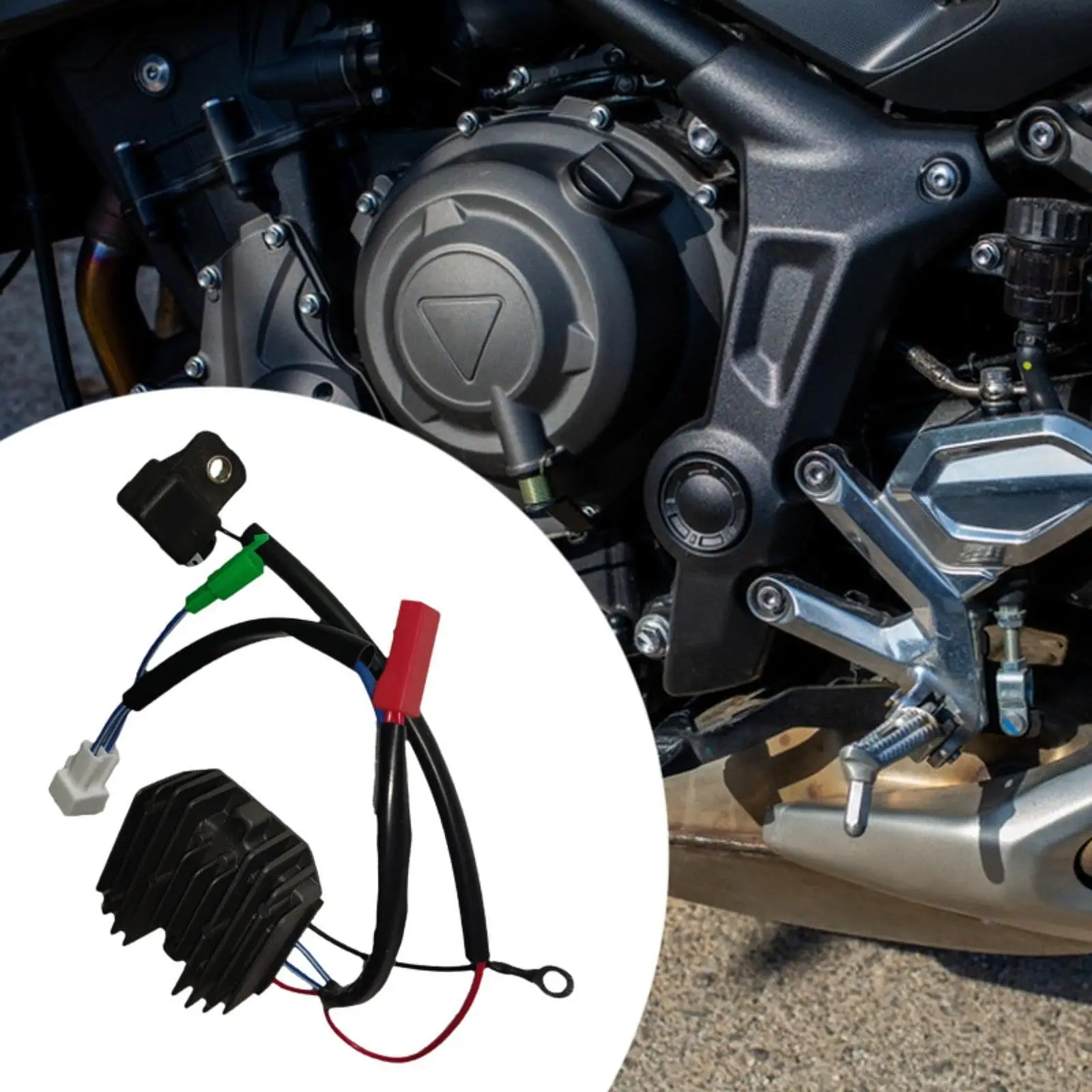 Regulador Rectificador de Voltaje Universal de 12v para Motocicleta, Pieza Metálica de Alto Rendimiento para Bajaj Pulsar NS 200 JL402001, Mantenimiento