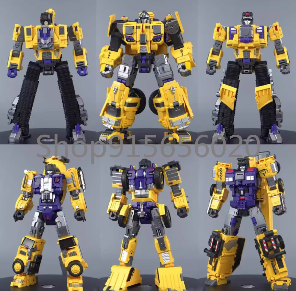 Mecha Invasion Devastator GLA-02 GLA-01 GLA-03 GLA-04 GLA-05 GLA-06 Colore giallo 6 pezzi Un set Versione senza scatola Disponibile