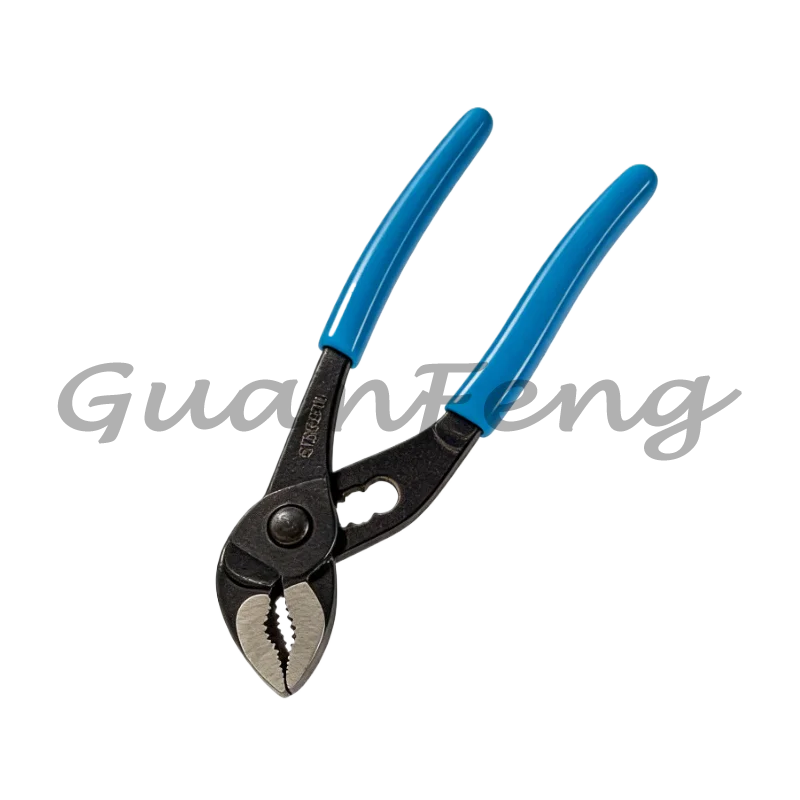 4 Inch Adjustable Water Pump Pliers Blue Handle Plumbing Tool for Home Pipe Repair Gripping Wrench
