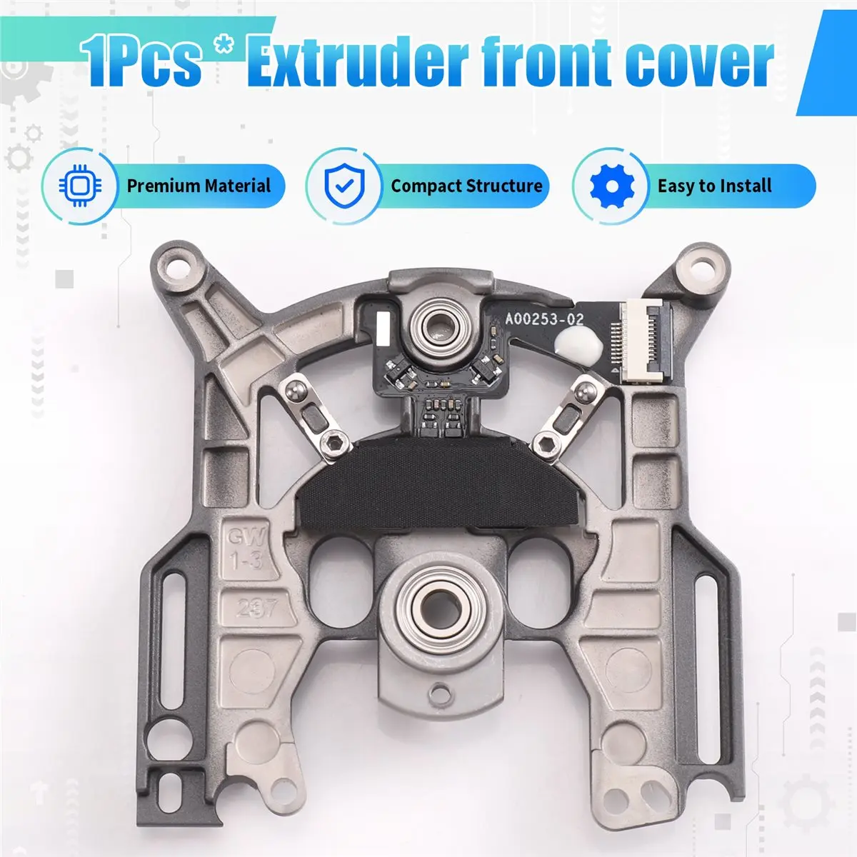 For H2D Extruder Front Cover Assembly for H2D 3D Printer Accessories
