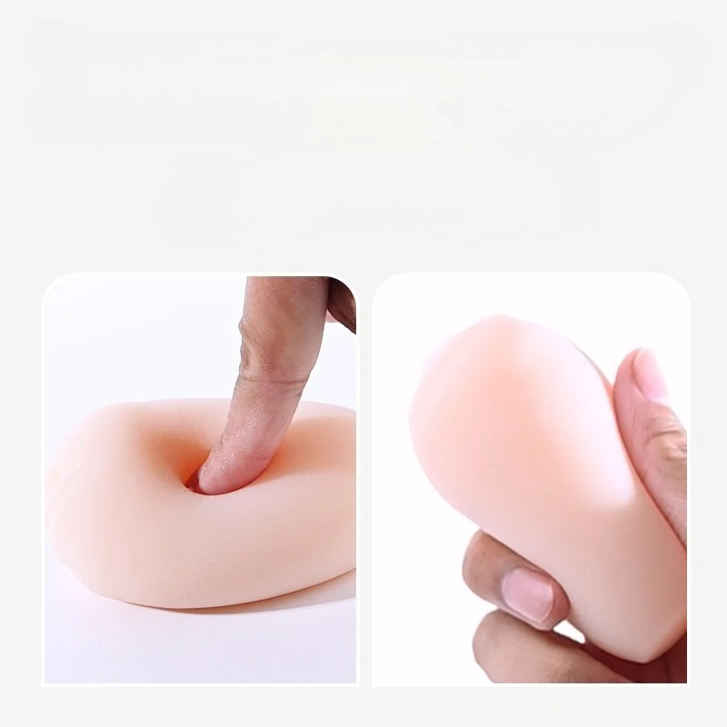 Fun Ei voor Mannen Stimulator Penis Massager Zacht Rubber Volwassen Speeltjes voor Mannen Realistische Vagina Pocket Kut Mini Cups Masturbator