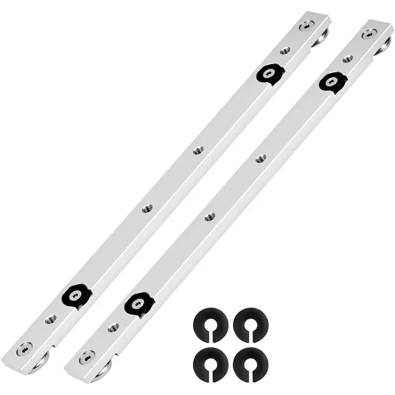

AA73 T-Slot Rail For Table Saw, Router For Table& Workshop Jig- 2-Piece 300Mm Aluminum Alloy Miter Bar Slider Set