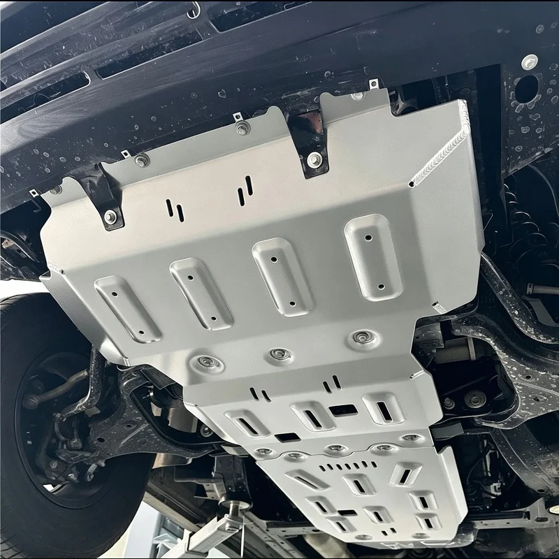 Precision-Forged Alu-Mag Skid Plate Fatigue-Resistant Engine Full Bottom Protection 8mm Thick Offroad 4x4 Modification Kit