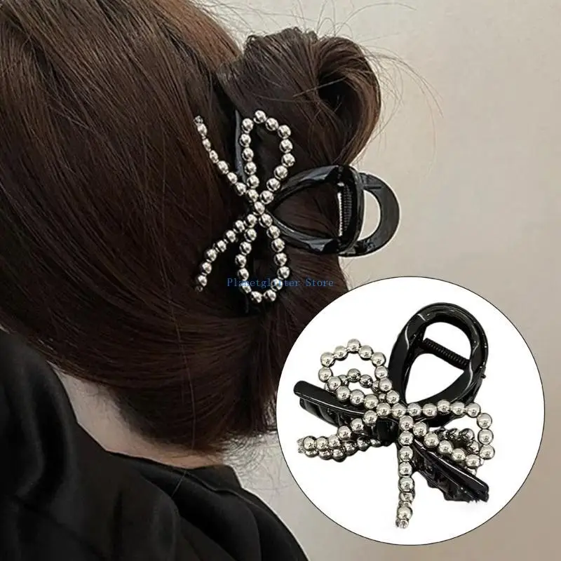 

652B Side Small Hairclip Large Butterfly Knots Hair Pin Simple Temperament Hair Clip