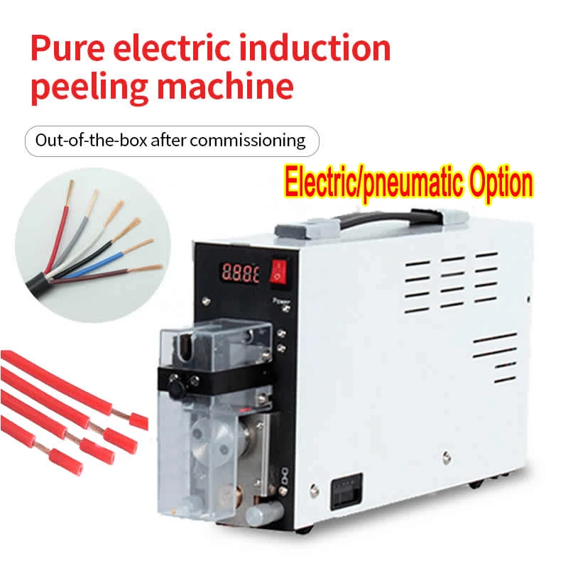 

Automatic Electric Pneumatic Wire Stripping Machine Wire Peeling Stripping Cutting Machine 0.03-4mm Cable Cutter Stripper