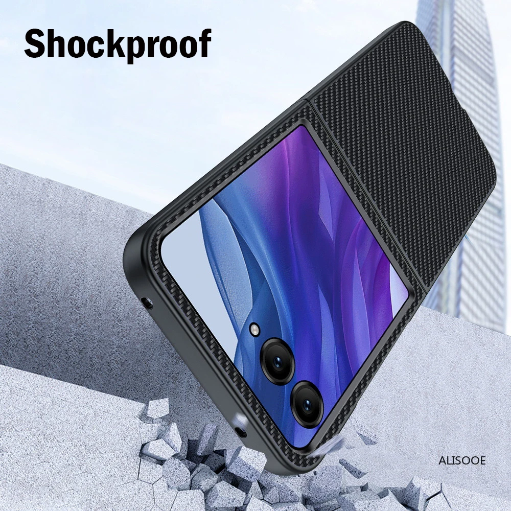 Für Motorola Razr 60 Ultra Razr 50 Fall Faser Textur PU-Leder Abdeckung für Motorola Moto Razr Ultra 2025 2024 funda Capa