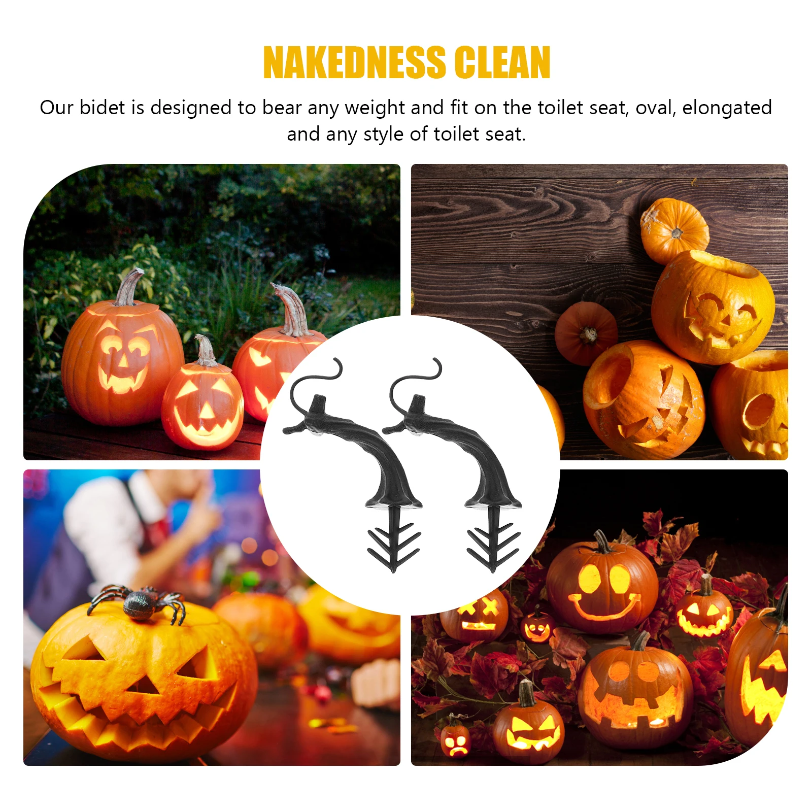 

30 Pcs Pumpkins for Decorating Handle Accessories Halloween Decorations Indoor DIY Adornment
