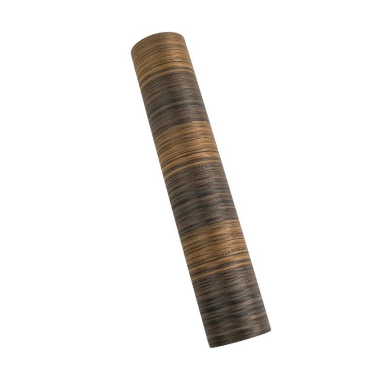 Smoked Eucalyptus Striped Engineered Wood Veneer Sheet for Furniture Cabinet Door Table Top Wall Panel DIY Decor L:250*58cm