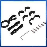 ABJV MZYRH Bicycle Double Water Bottle Cage Holder Mount Adapter Adjustable Compatible Bike Seat Post Back Water Bottle Holder C