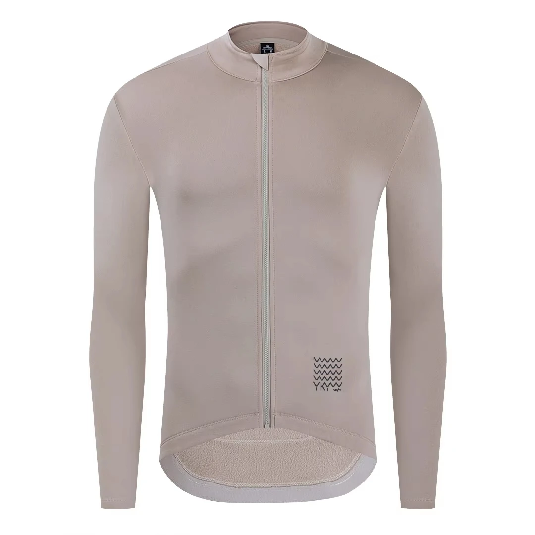YKYWBIKE Männer Winter Thermo Fleece Langarm Männer Jacke MTB Fahrrad Mantel Pro Top Radfahren Jersey Ciclismo Fahrrad Kleidung 5 farbe